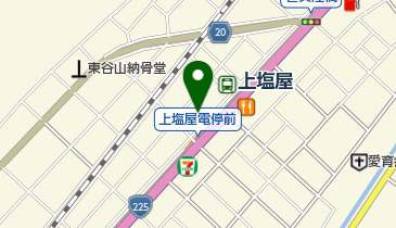 ヘアーサロンダンディーの地図画像