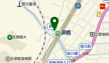 山口理容店の地図画像