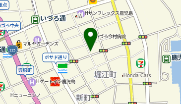 有限会社鹿児島ツーリストの地図画像