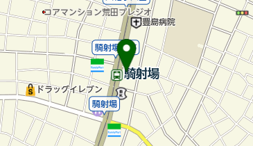 鹿児島餃子の王将 騎射場店の地図画像