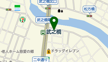 新橋の地図画像