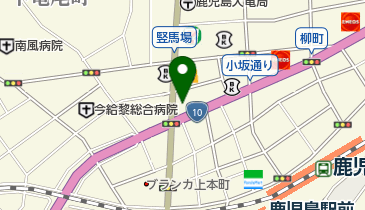 ビクトリーカフェ上本町店の地図画像