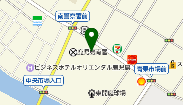 鹿児島県計量検定所の地図画像