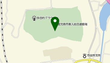 鹿児島市役所喜入総合体育館の地図画像
