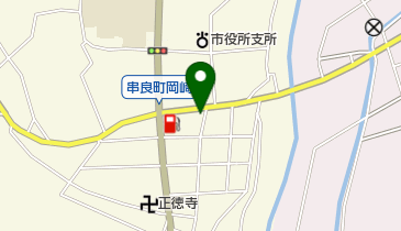 倉内洋品店の地図画像