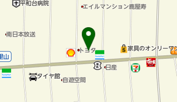 トヨタエルアンドエフ鹿児島株式会社鹿屋出張所の地図画像
