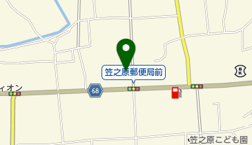 笠之原町内会公民館事務室の地図画像