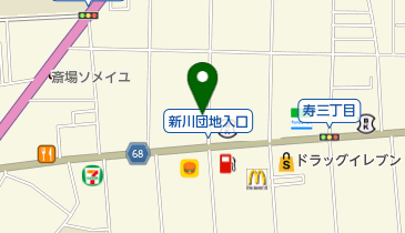 上谷田建設の地図画像