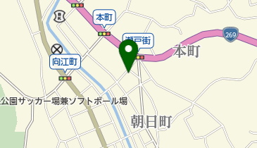 居酒屋お魚々の地図画像