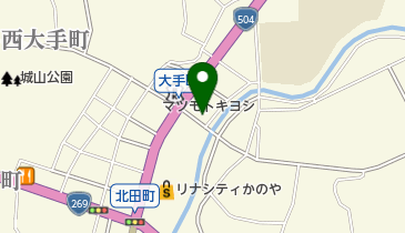 あみや精肉店の地図画像