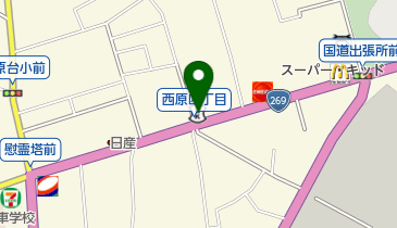 鹿児島興業信用組合 西原支店の地図画像