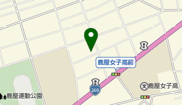 宮園理容店の地図画像