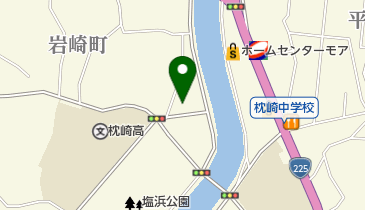 かみなりの地図画像