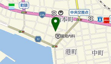 園田くだもの店の地図画像