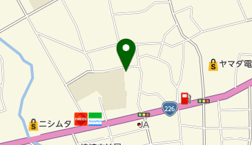 大堀公民館の地図画像