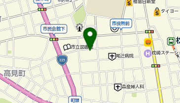 ナガノ美容室の地図画像