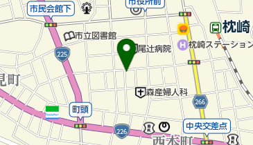 梛木商店の地図画像