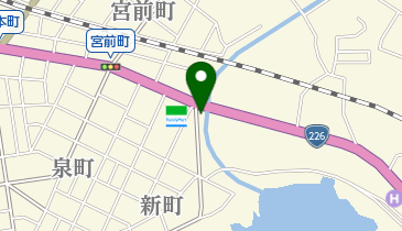 南谷自転車店の地図画像