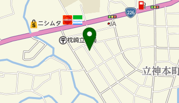 真希枝の地図画像