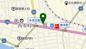 中釜鉄工所の地図画像