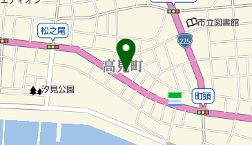 西田美容室の地図画像