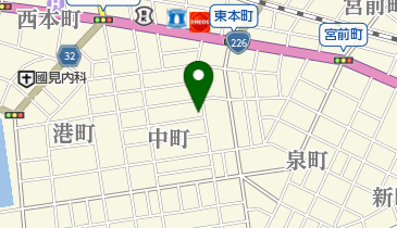 柳田商事の地図画像