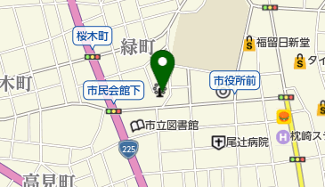 カラオケスタジオの地図画像