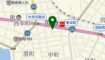 ヘルシードラッグコマキの地図画像