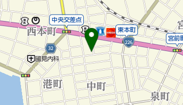 ミスミ理容室の地図画像