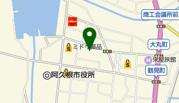 お食事のふるさと十三の地図画像