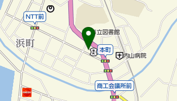 たなか玩具店の地図画像