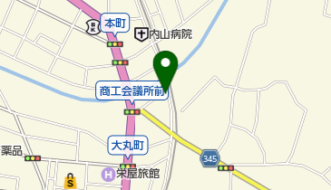 クリーニングショップ光の地図画像