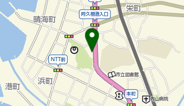 阿久根市高齢者コミュニティセンターの地図画像