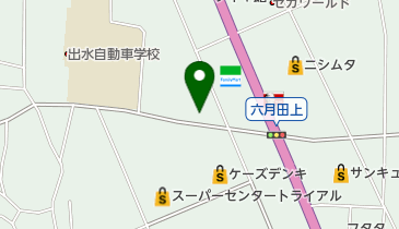 出水サッシ工業株式会社の地図画像