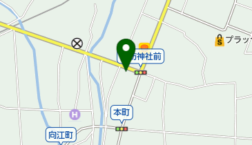 おしゃれの店かねこの地図画像