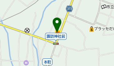 米沢百貨店の地図画像