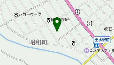 出水郡医師会の地図画像