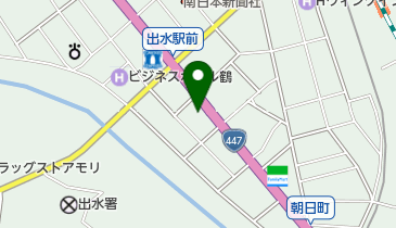 出水地区生コンクリート協同組合の地図画像