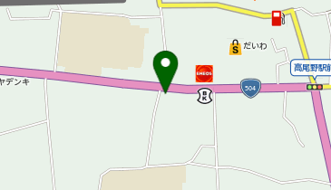 内野カラー現像所の地図画像