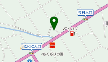 釜整骨院の地図画像