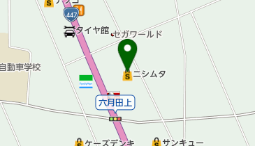 デリカよしだの地図画像