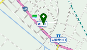 こむら理容店の地図画像