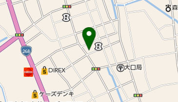 鹿児島興業信用組合大口支店の地図画像