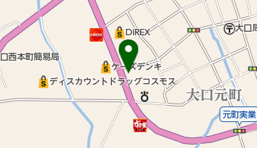 橋口電器の地図画像