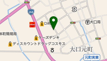 島内整骨院の地図画像