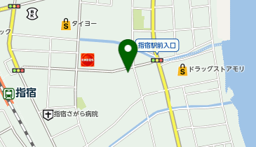 クリーニングとくどめの地図画像