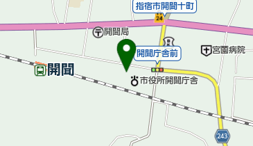 菜の花商工会開聞支所の地図画像