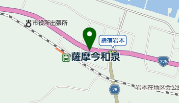 大岩本鮮魚店の地図画像
