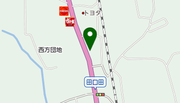 サラダ館田口田店の地図画像