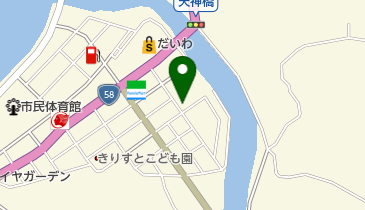 小倉治療院の地図画像